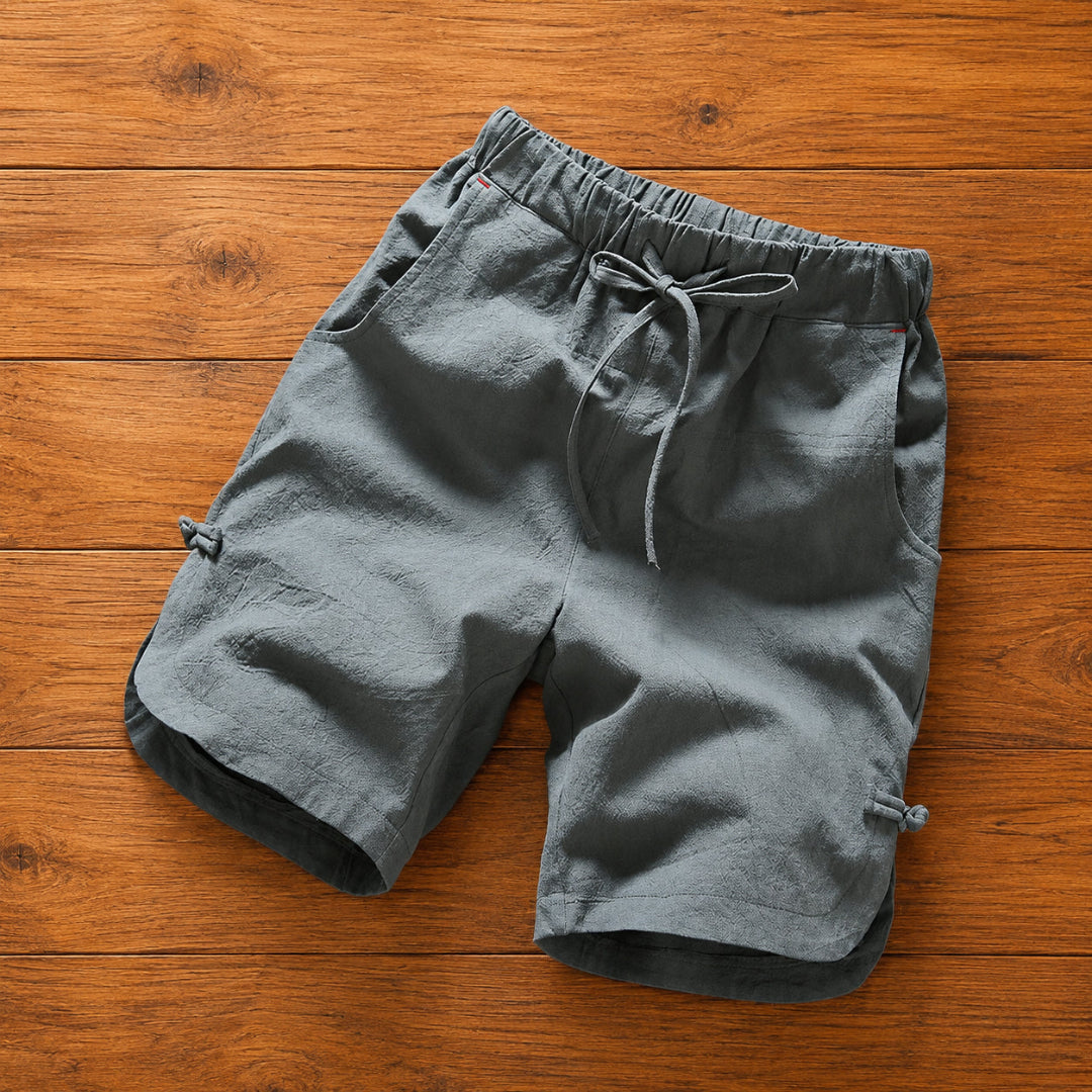 Elastic Waist Casual Shorts