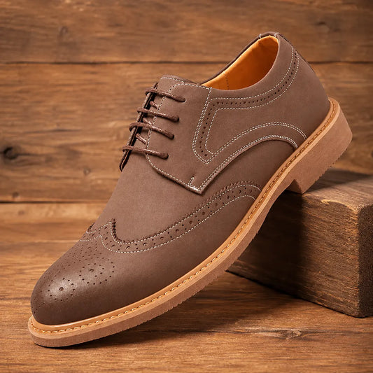 Elegant Brogue Dress Shoes