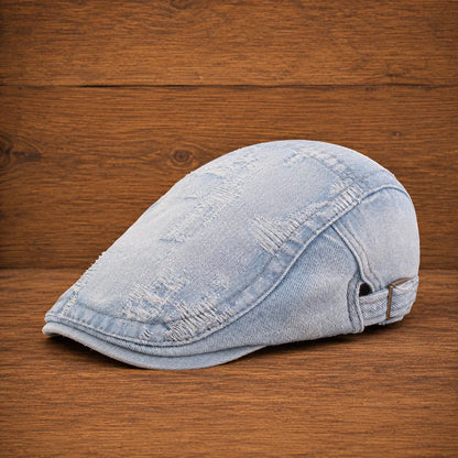 Everyday Denim Flat Cap