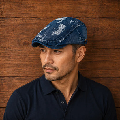 Everyday Denim Flat Cap