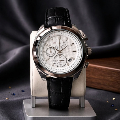 Chrono Leather Watch