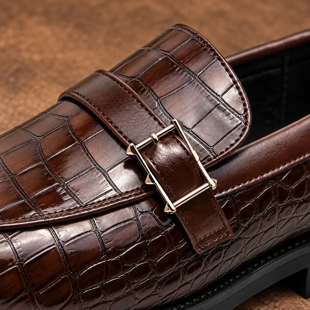 Glossy Slip-On Loafers