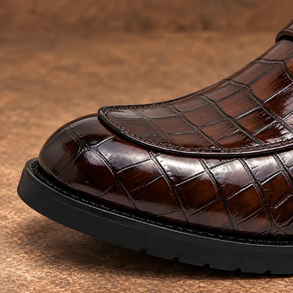 Glossy Slip-On Loafers