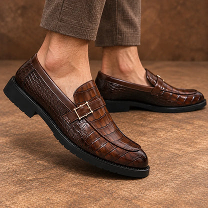 Glossy Slip-On Loafers