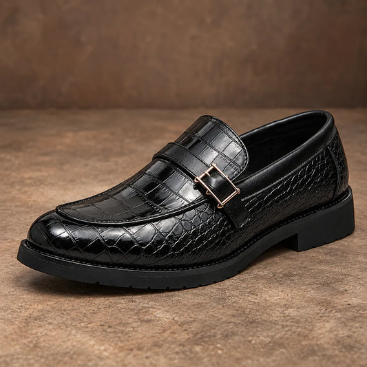 Glossy Slip-On Loafers