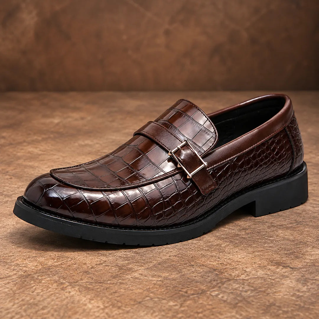 Glossy Slip-On Loafers