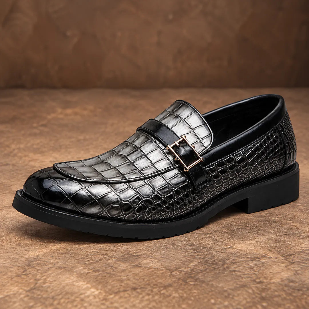 Glossy Slip-On Loafers