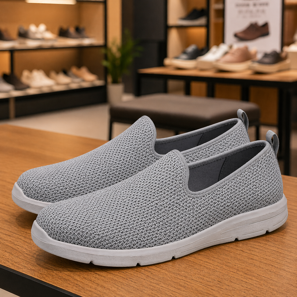 Cushioned Slip-On Shoes