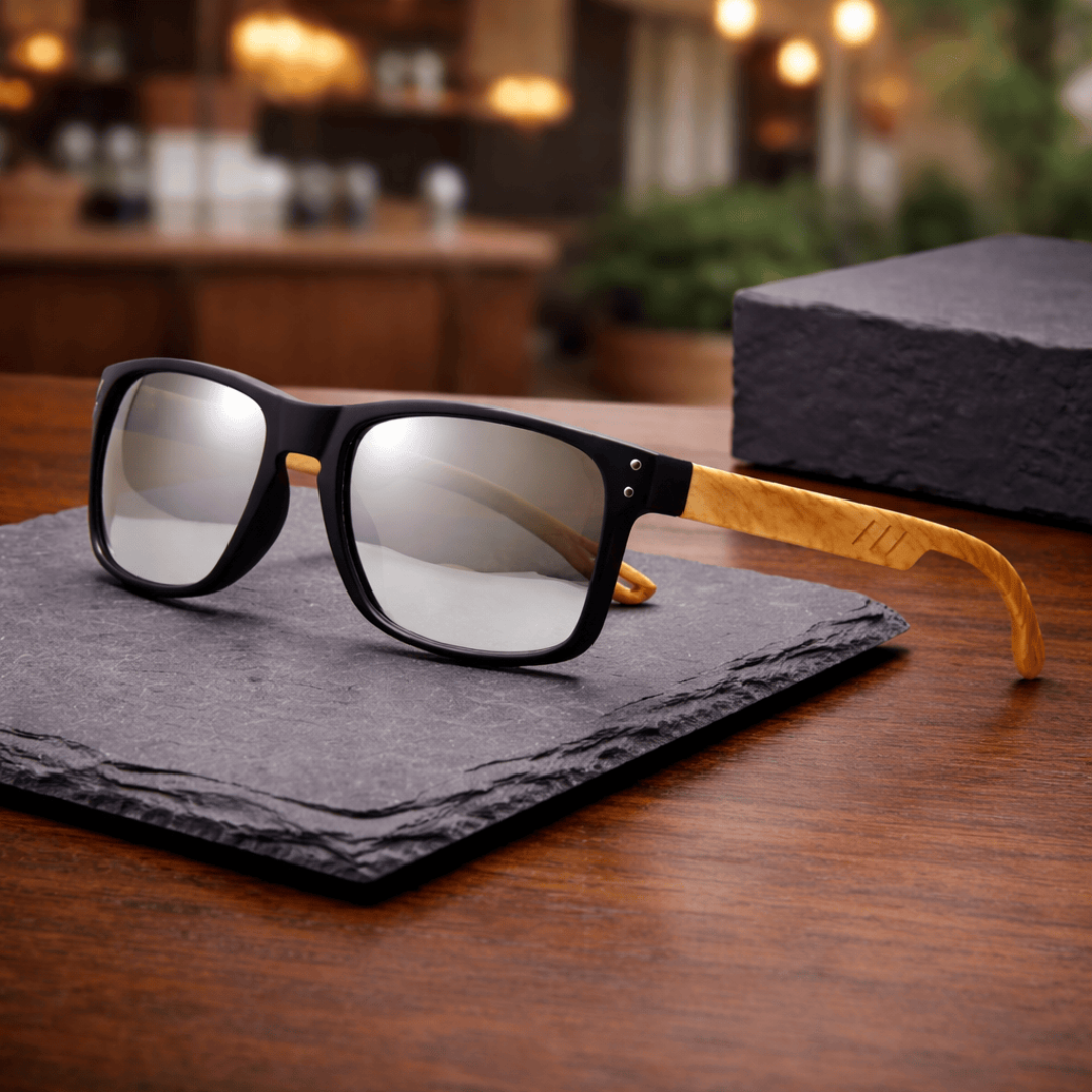 Wood Arm Sunglasses