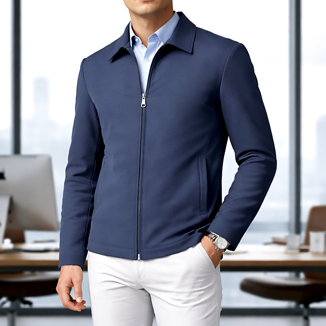 Business Casual Zip Jacket