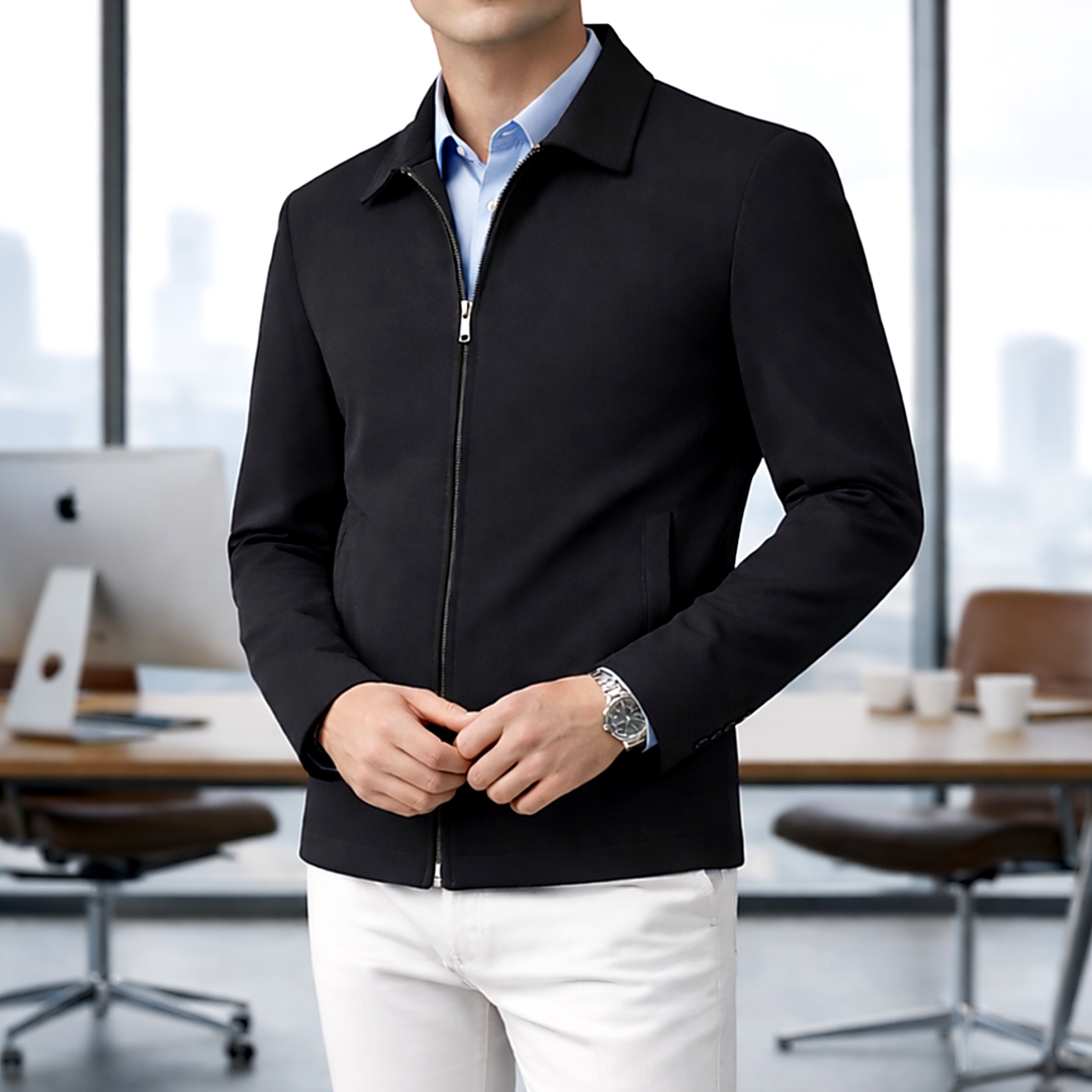 Business Casual Zip Jacket