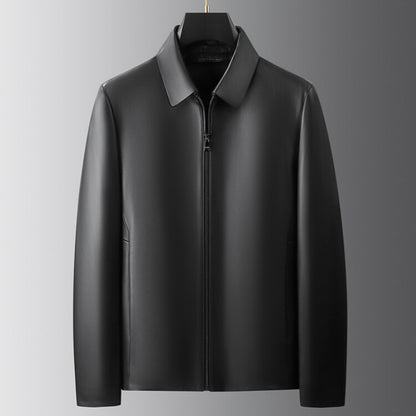 EXECUTIVE SLEEK LEATHER JACKET