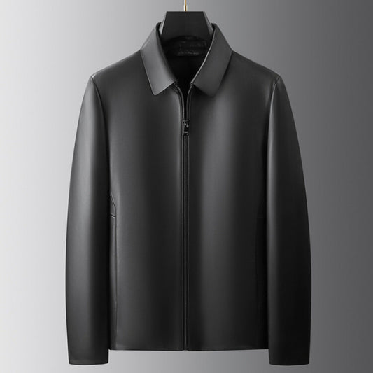 EXECUTIVE SLEEK LEATHER JACKET