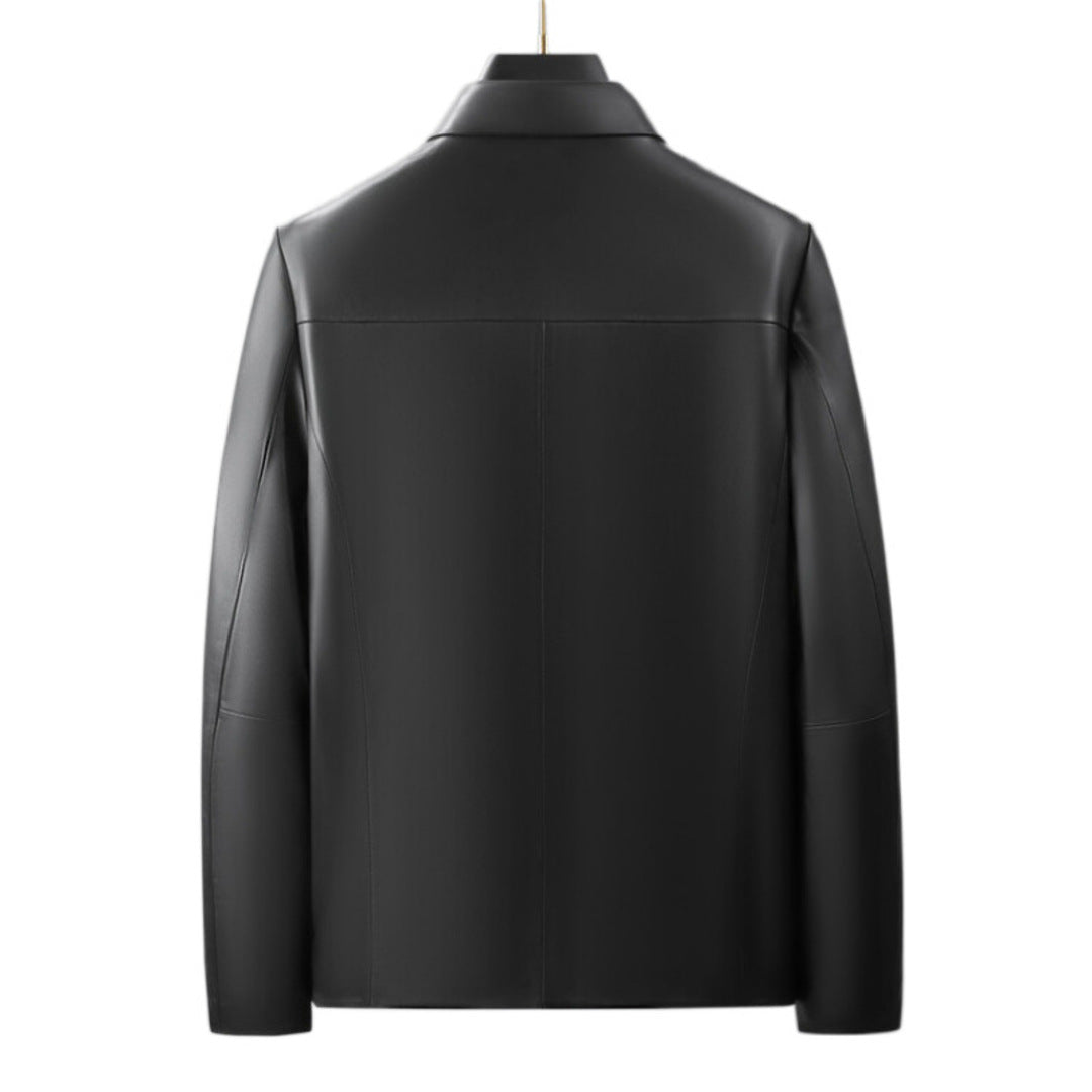 EXECUTIVE SLEEK LEATHER JACKET