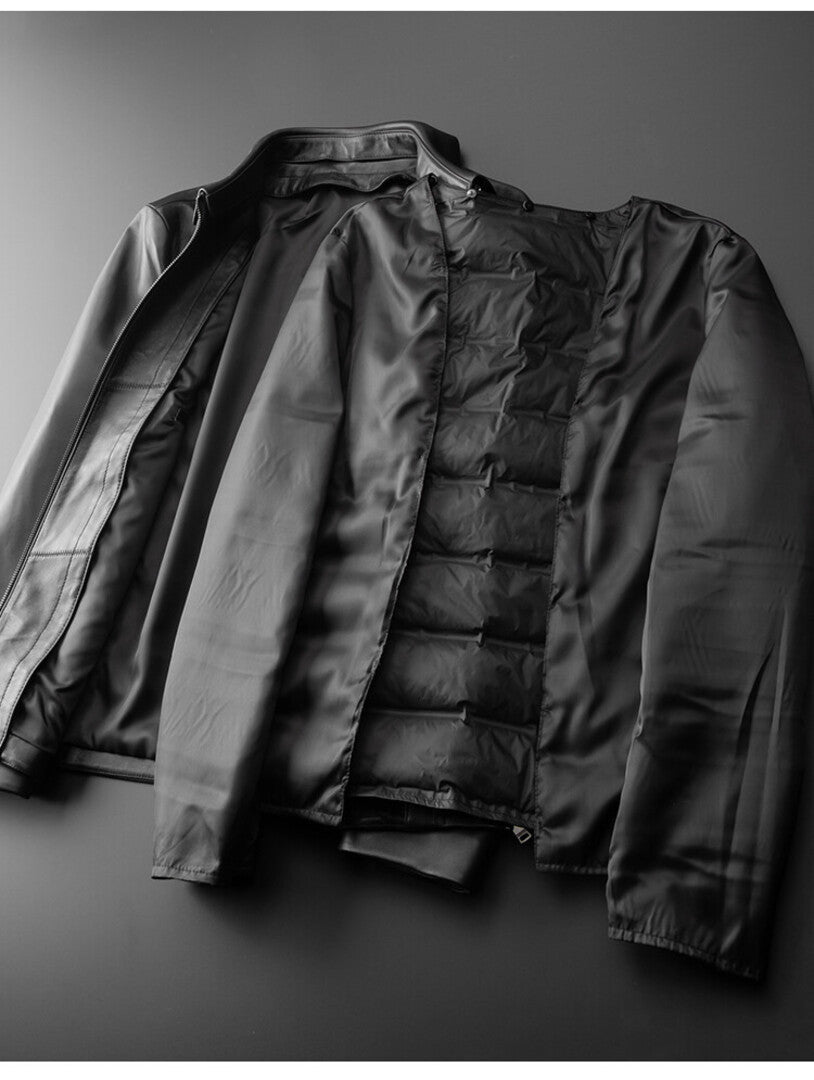 EXECUTIVE SLEEK LEATHER JACKET