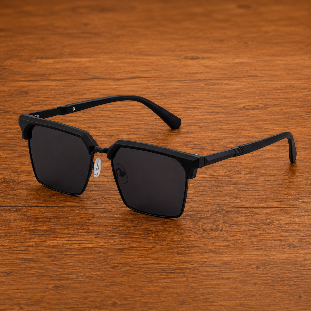 Modern Geometric Square Sunglasses
