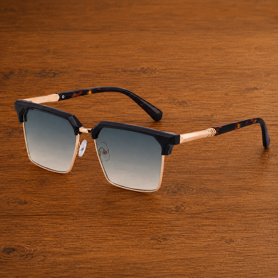 Modern Geometric Square Sunglasses