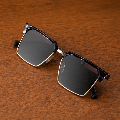 Modern Geometric Square Sunglasses