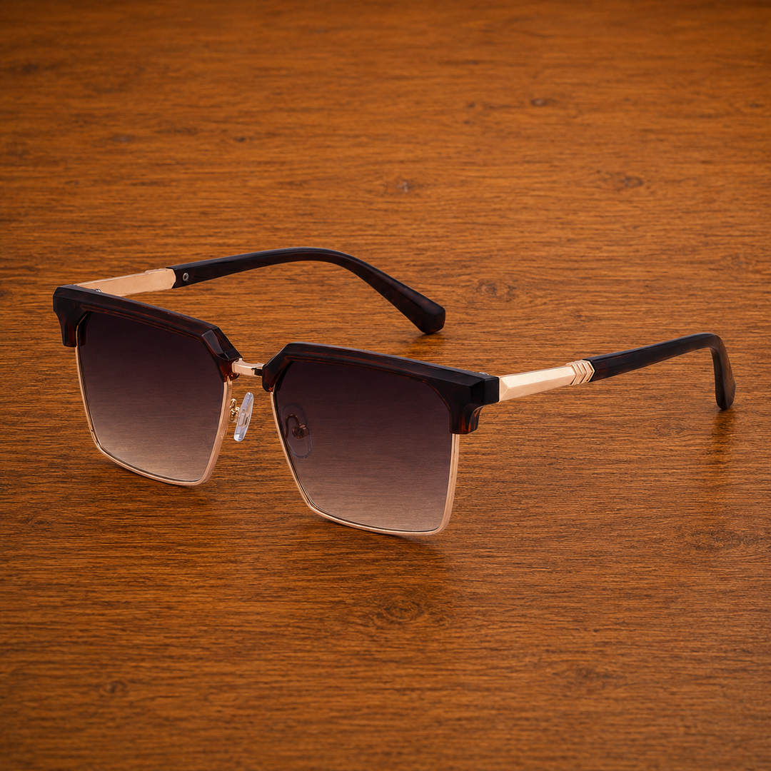 Modern Geometric Square Sunglasses