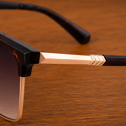 Modern Geometric Square Sunglasses