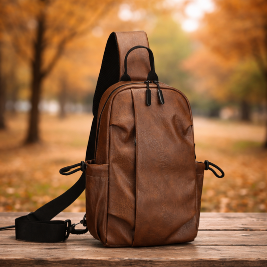 Retro Leather Sling Bag