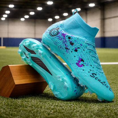 High-Top Soccer Shoes