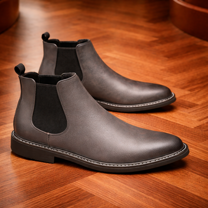 Classic Chelsea Leather Boots
