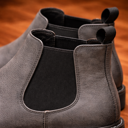 Classic Chelsea Leather Boots