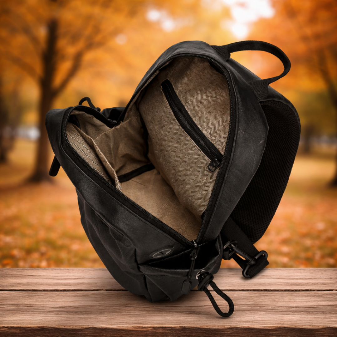 Retro Leather Sling Bag