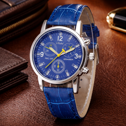 Three-Dial Quartz Watch