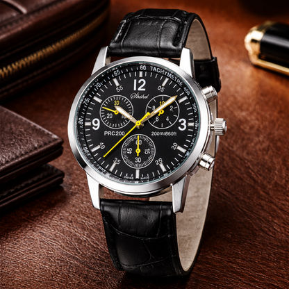 Three-Dial Quartz Watch