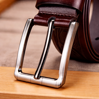 Classic Leather Buckle Belt