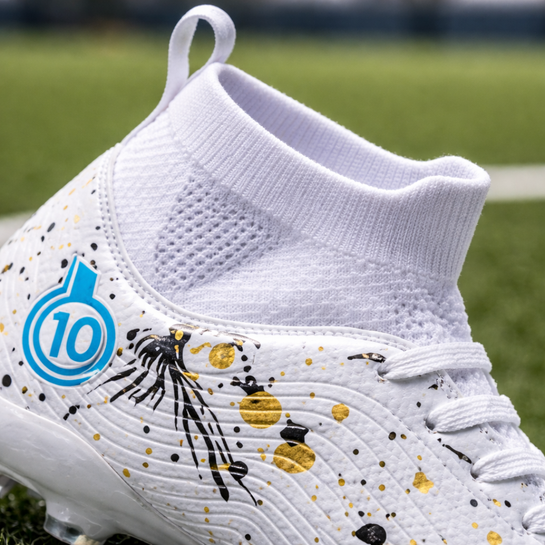 High-Top Soccer Shoes