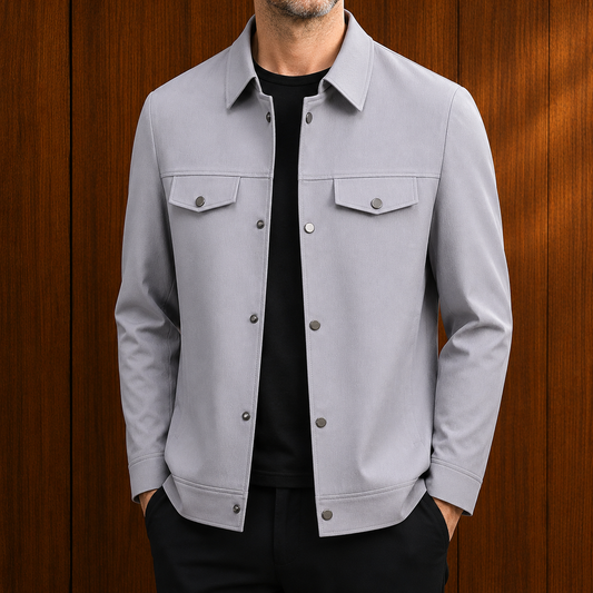Fitted Snap Button Jacket