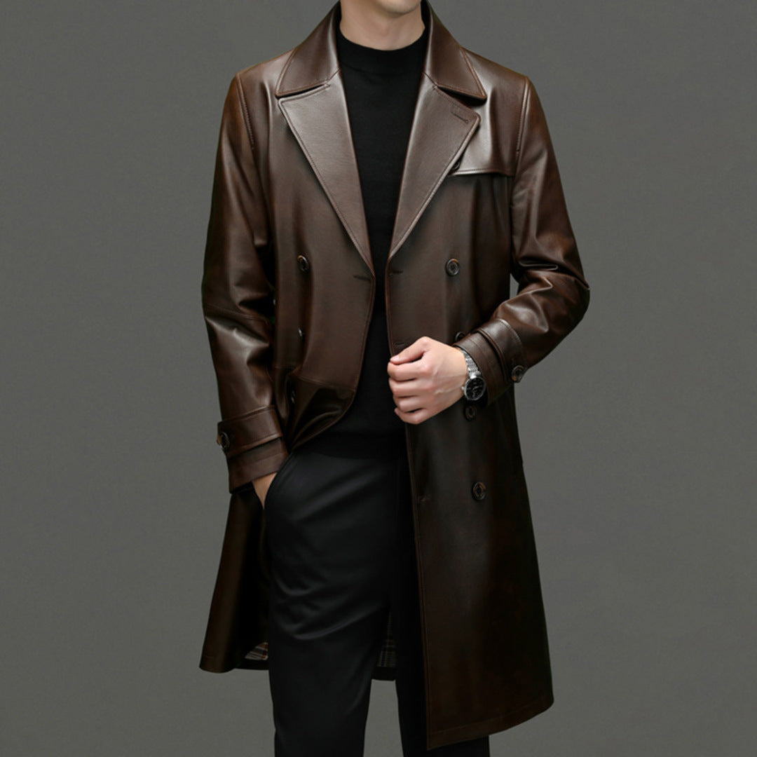 IMPERIAL COWHIDE TRENCH COAT