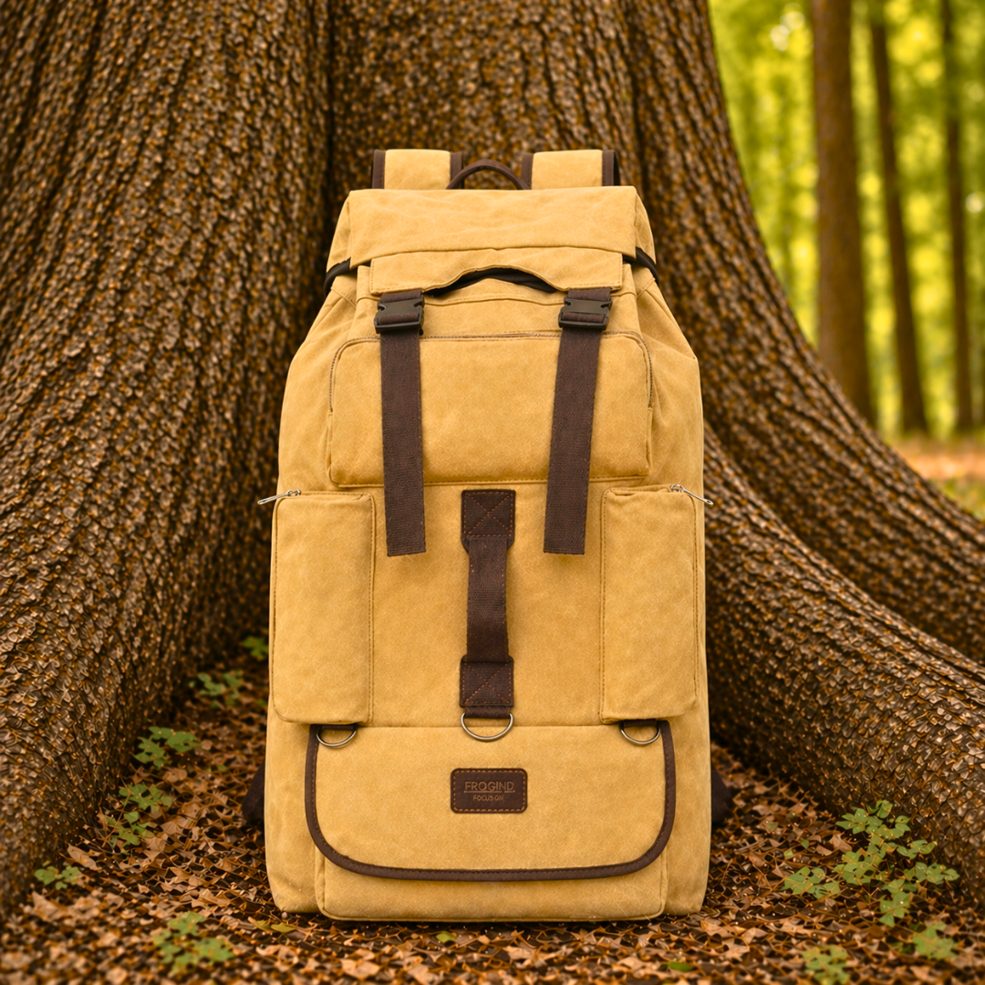 Rugged Canvas Backpack
