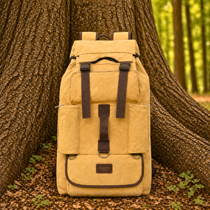 Rugged Canvas Backpack