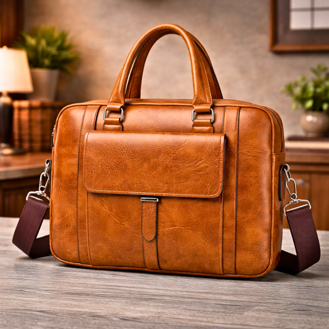 Leather Work Bag
