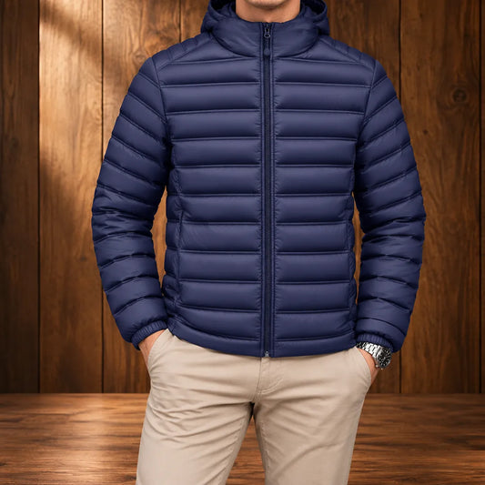Lightweight Hooded Puffer Jacket