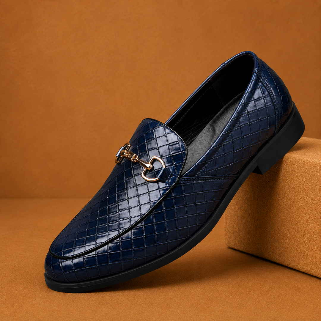 Classic Embossed Horsebit Loafers