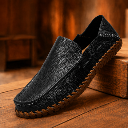 Luxury Handstitched Leather Loafers