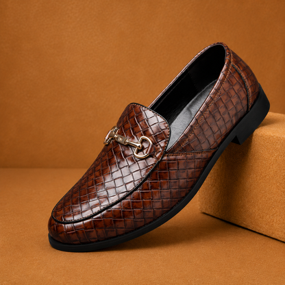 Classic Embossed Horsebit Loafers