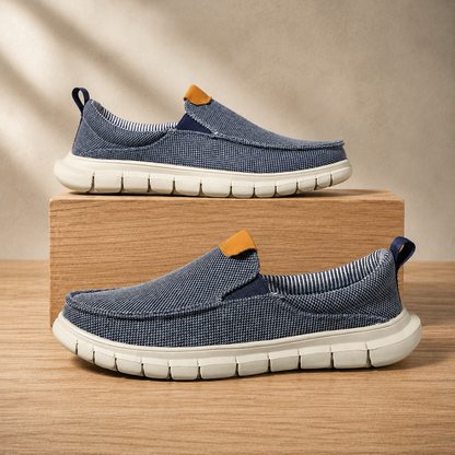 Lightweight Canvas Slip-On Loafers