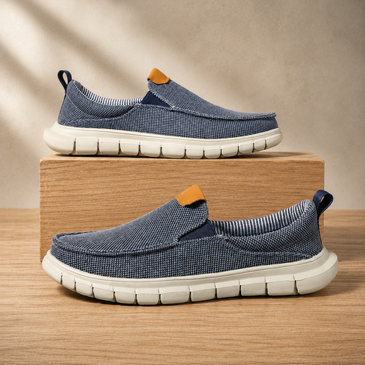 Lightweight Canvas Slip-On Sneakers