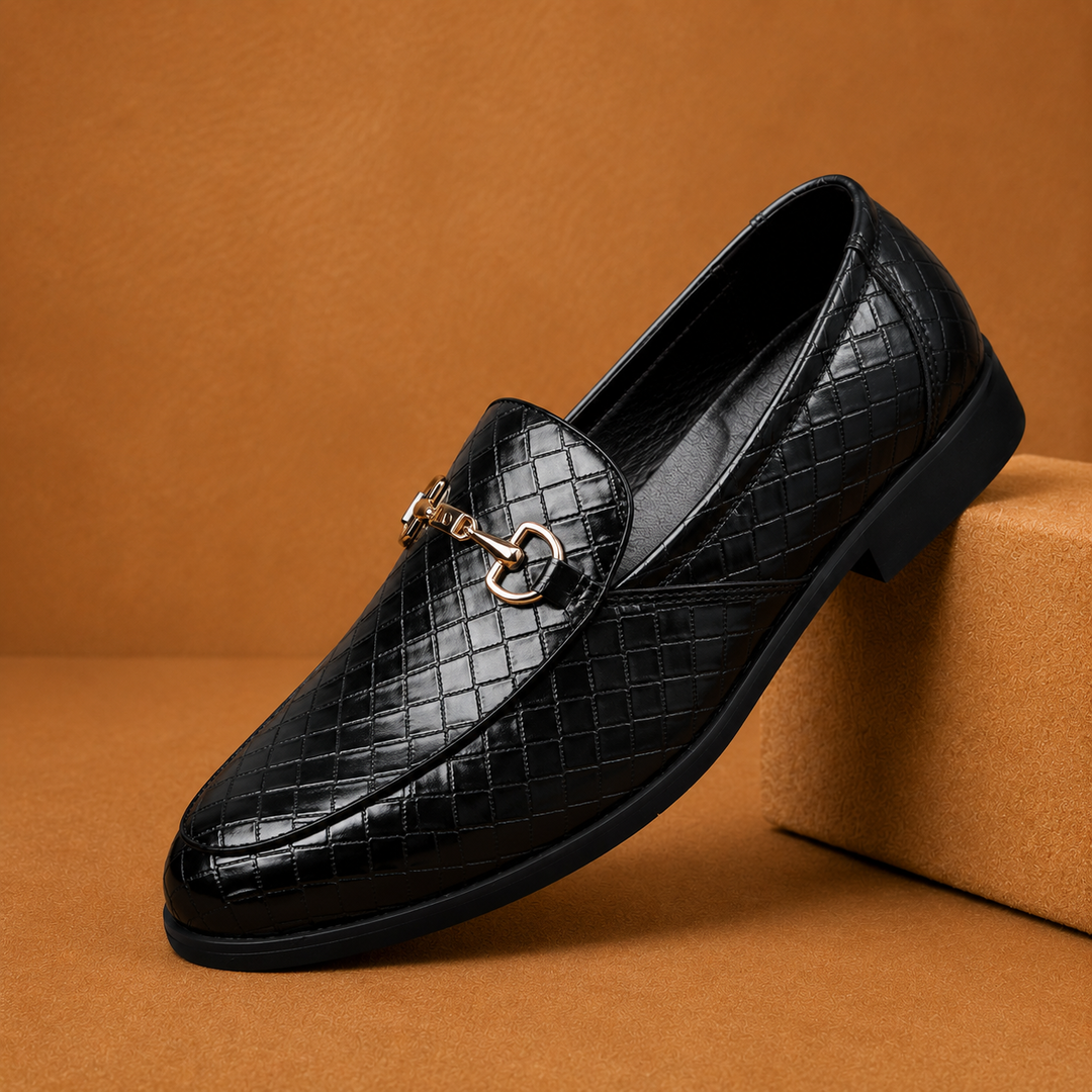 Classic Embossed Horsebit Loafers