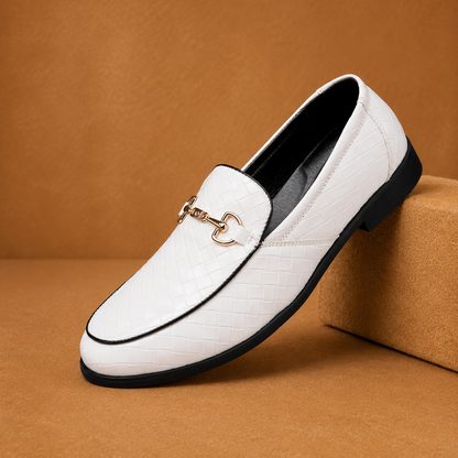 Classic Embossed Horsebit Loafers