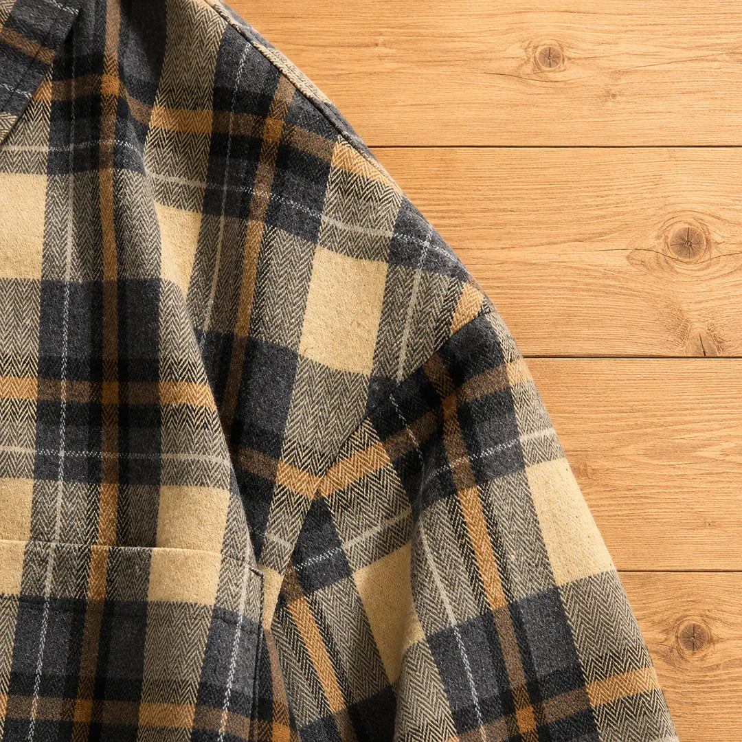 Long-Sleeve Plaid Shirt