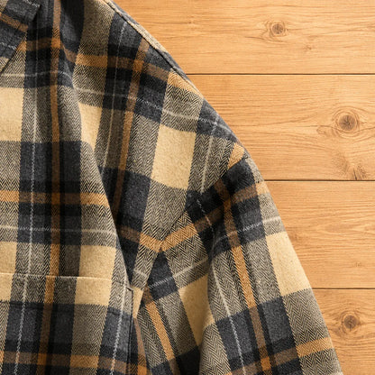 Long-Sleeve Plaid Shirt