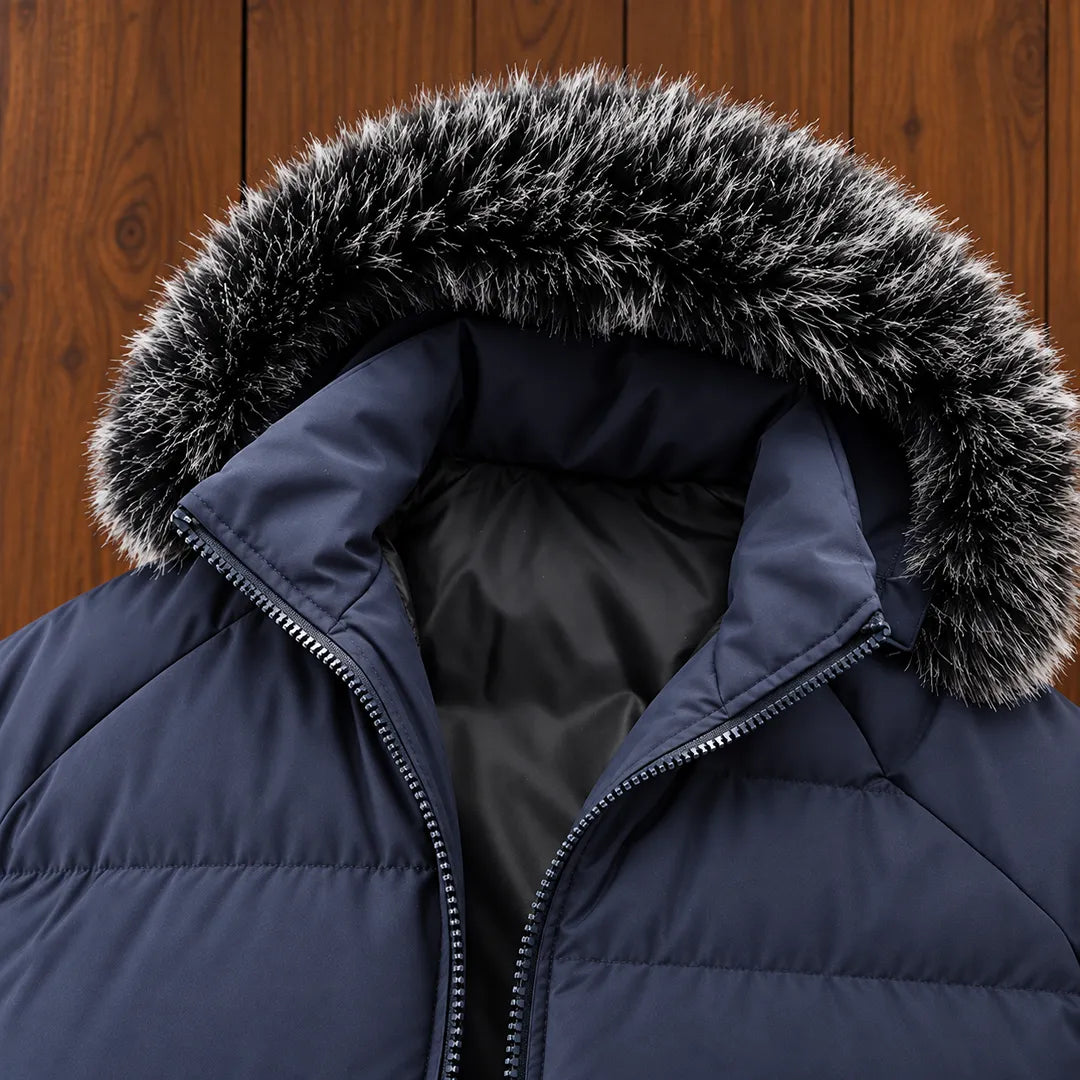 Long Fur Hood Coat