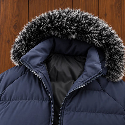 Long Fur Hood Coat